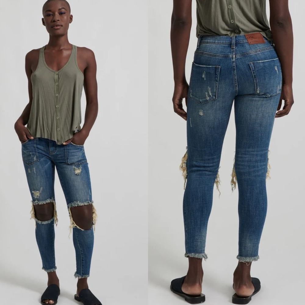 One Teaspoon Freebird ll Low Waist Jeans 26